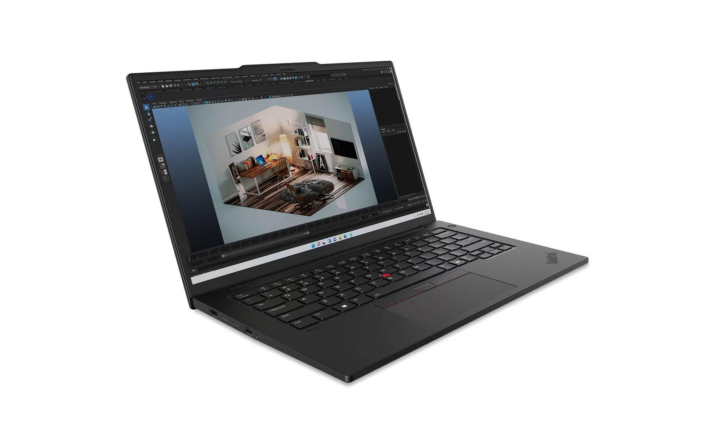 Laptop ThinkPad P14s Gen 5, Pantalla 14.5 Pulgadas, IntelCore Ultra 7 155H, 16 GB, 512 GB SSD, tarjeta gráfica, NVIDIA® RTX 500 Ada Generation 4GB GDDR6