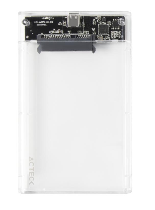 Carcasa Para Disco Duro USB 3.0 ARMOR CLEAR HC430 Acteck