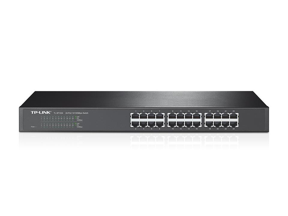 Switch TP-LINK TL-SF1024, Negro, 24, 10/100 Base-T(X)