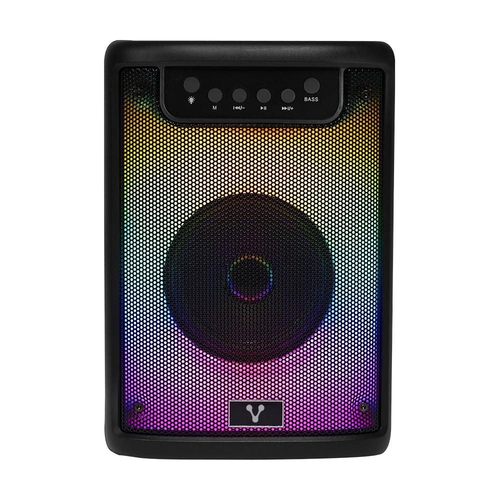 MINI BAFLE VORAGO KSP-205 NEGRO 4 10WATTS RMS / RECARGABLE / TWS BT 4HRS CARGA USB TIPO C