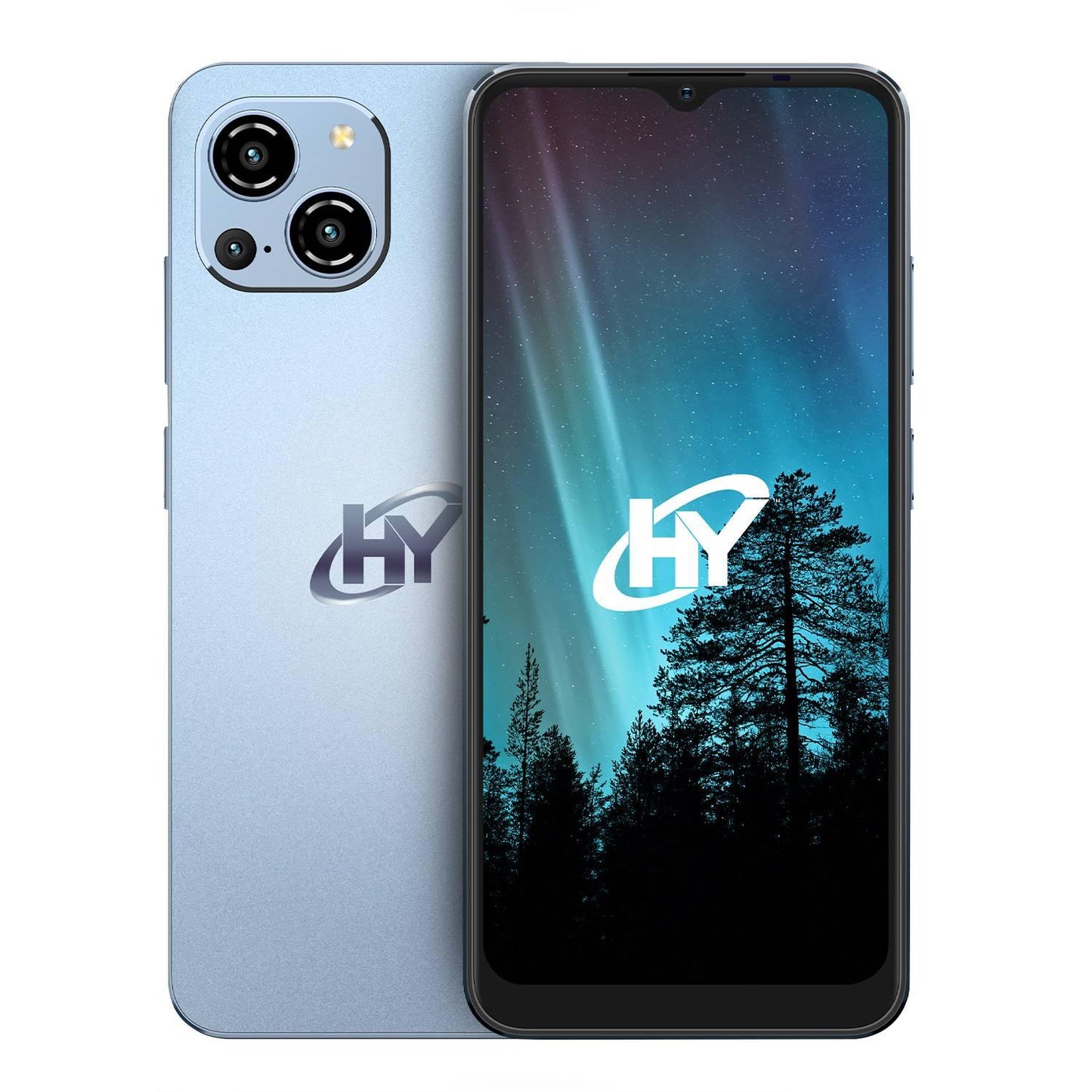 HYLine, 6.51 pulgadas 1600x720 Incell, T606, 8GB RAM, 256GB Storage, Android 13, 13MP Front, 48/2MP Rear, 5000 mAh, Includes Clear Case, Screen Protector a