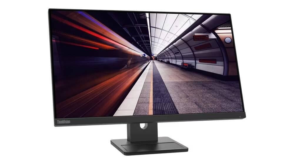 Monitor Lenovo ThinkVision E24-30, Pantalla 23.8 pulgadas HD (1920x1080), HDMI, VGA,DP, Color Negro, Garantía 3 Años con fabricante.