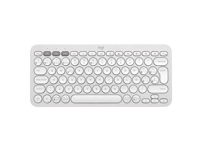 Teclado Logitech PEBBLE KEYS 2 K380s 920-011784. Teclado Bluetooth estilizado y minimalista con teclas personalizables