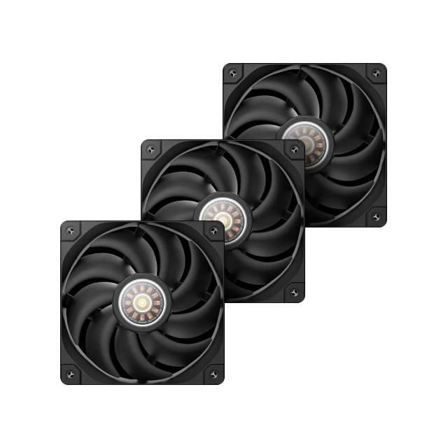 Ventilador DeepCool FT12 3 en 1, 120mm, 500-2150 RPM, Negro R-FT12-BKWPN3-G