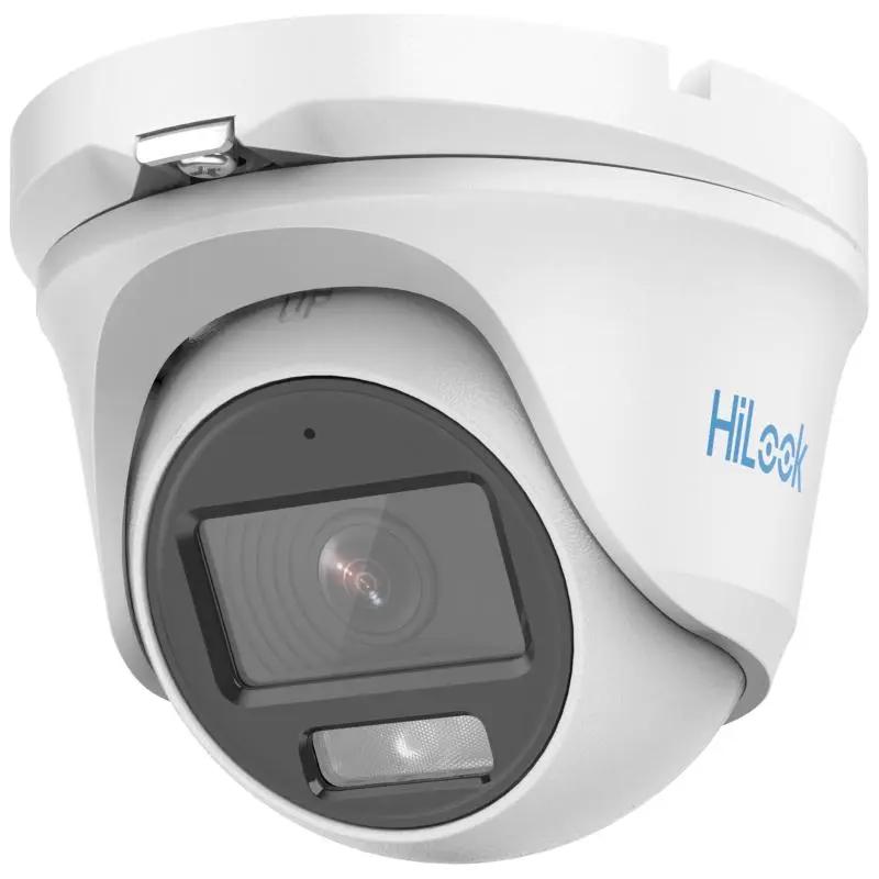 Turret TURBOHD 1080p / Imagen a color 24/7 / Lente 2.8 mm / Micrófono Integrado / ColorVu Lite / Luz Blanca 20 mts / IP66 / Metálica