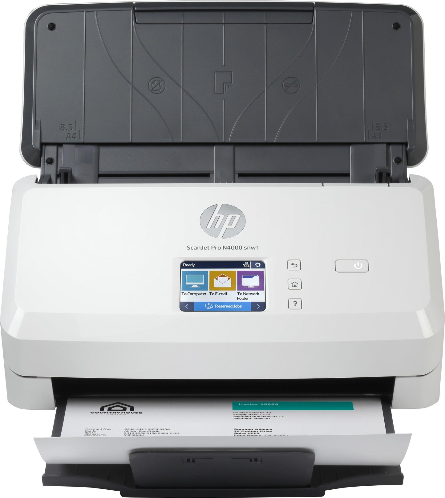 Escáner HP Scanjet Pro N4000 snw1 6FW08A
