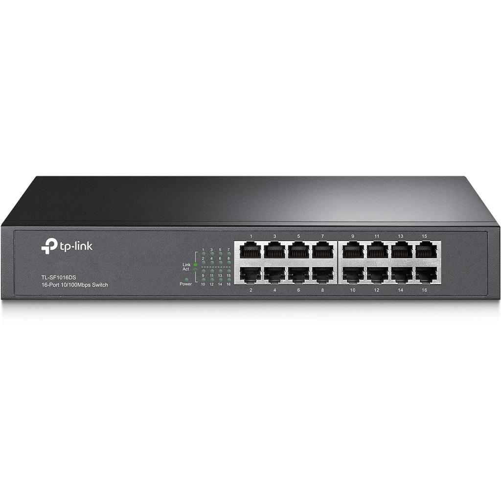 Switch TP-LINK TL-SF1016DS, Negro, 16 puertos