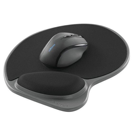 Mousepad con descansa Muñecas de Gel KENSINGTON P8691 , Negro, Monótono