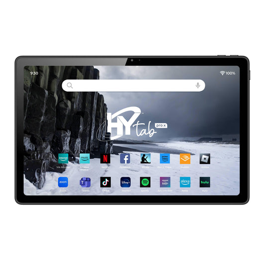 Tableta HYUNDAI Pro X HT10LA3MSGNA01,10.3 pulgadas Full HD, Android 13, 8GB RAM, 256GB. 4G LTE. Incluye Stylus Pen, Audífonos y Protector de Pantalla