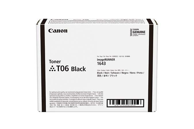 Toner CANON T06, Laser, Negro, 20500 páginas, Negro