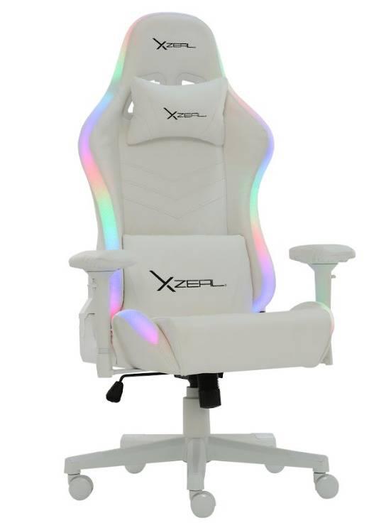 Silla Gamer Blanca RGB XZ15W Xzeal. XZSXZ15W