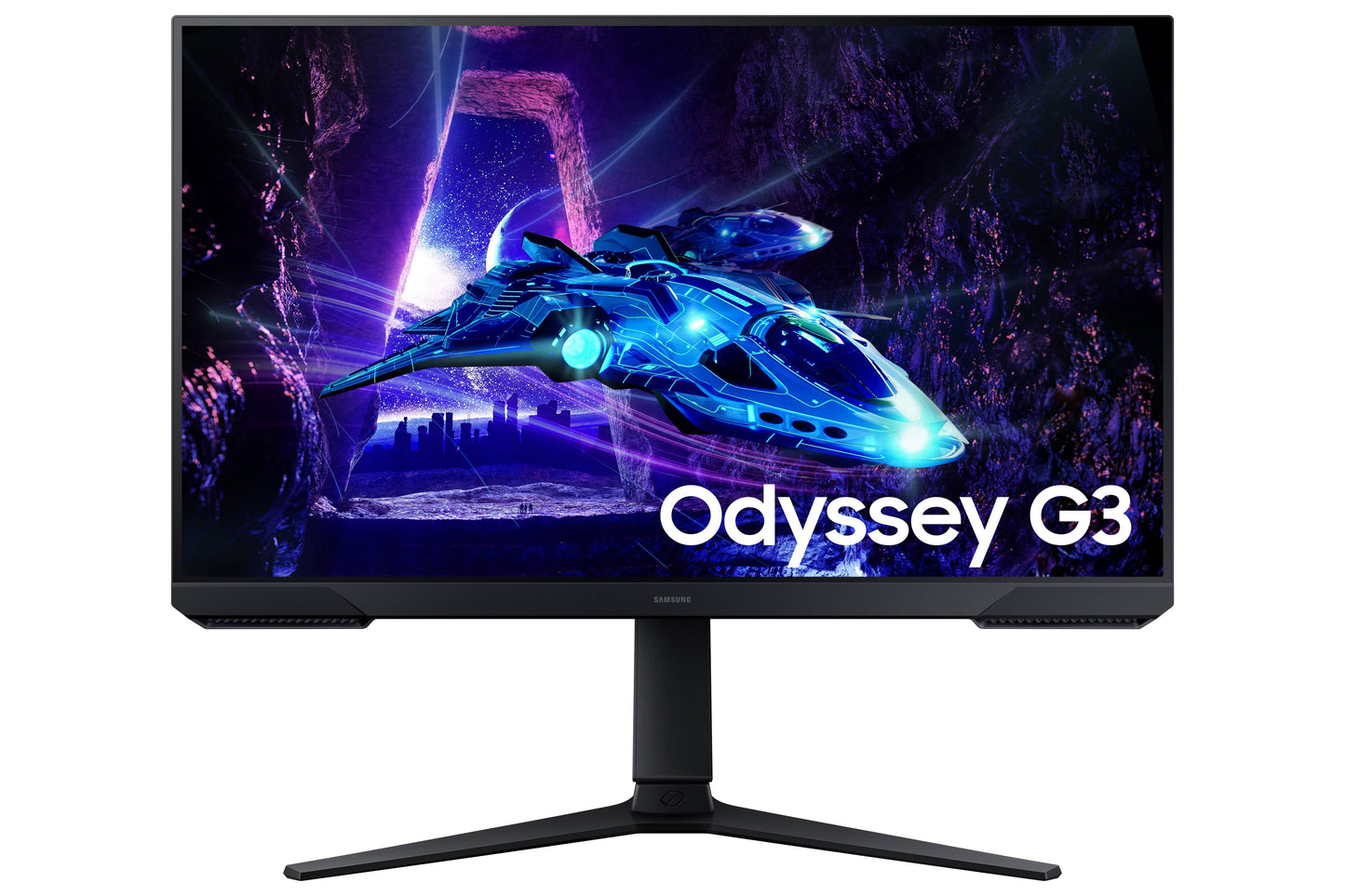 Monitor Samsung Gamer 27 pulgadas, Odyssey G3, FHD, Flat, 180Hz, 5ms, color negro, LS27DG300ELXZX