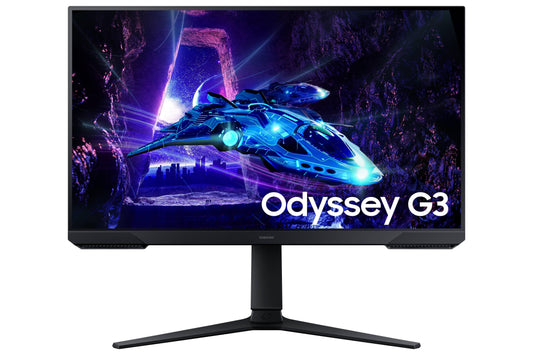 Monitor Samsung Gamer 27 pulgadas, Odyssey G3, FHD, Flat, 180Hz, 5ms, color negro, LS27DG300ELXZX