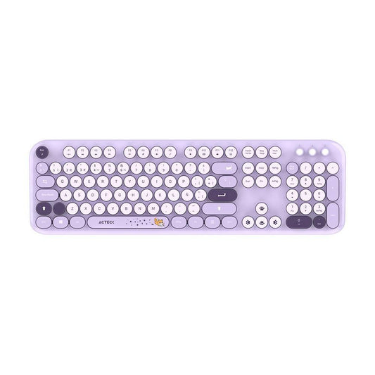 Kit Teclado y mouse Inalámbricos 2.4hz Creator Chic K-Colors MK485 Advanced Series Teclado Inalambrico Dongle 2.4Mhz, Rango 10m, 105 teclas