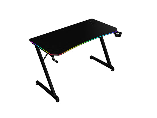 Escritorio Gamer Ergonómico  Olympus Spot Glow Pro MRX8000 Balam Rush Legend Series Escritorio Gamer Ergonómico 120 x 60cm, Iluminación RGB, Porta Vasos