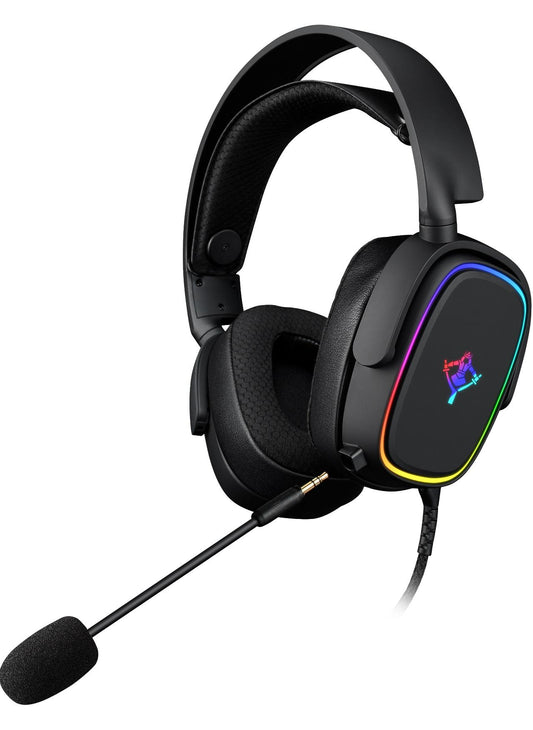 YEYIAN DIADEMA GAMER PROUD SERIE 3500 NEGRO, 3.5MM, COMPATIBLE CON CONSOLAS DE VIDEOJUEGOS, ALMOHADILLAS COMODAS, MIC,GRAN FIDELIDAD,YDG-33405