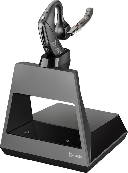 Poly Voyager 5200 OFFICE, para moviles, computadoras y telefonos de escritorio, USB-A, Bluetooth, no incluye adaptador