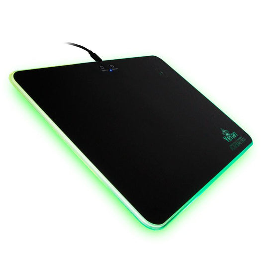 MOUSEPAD GAMER YEYIAN YGF-68901 RIGIDO USB CARGA INALAMBRICA RGB ANTIDERRAPANTE FLOW 2800