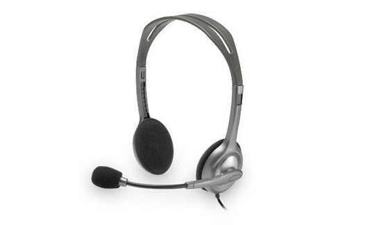Diadema LOGITECH H111, PC/Juegos, Diadema, Gris, Alámbrico, 3.5 mm (1/8