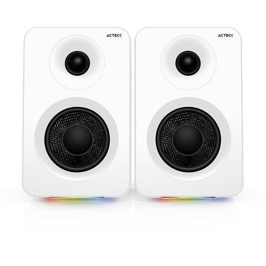 Bocinas Tipo Estudio  Dynamic Exact R  BS700 Elite Series, Sonido Estereo 2.0,Potencia 50w RMS, Color Blanco. BR-940825