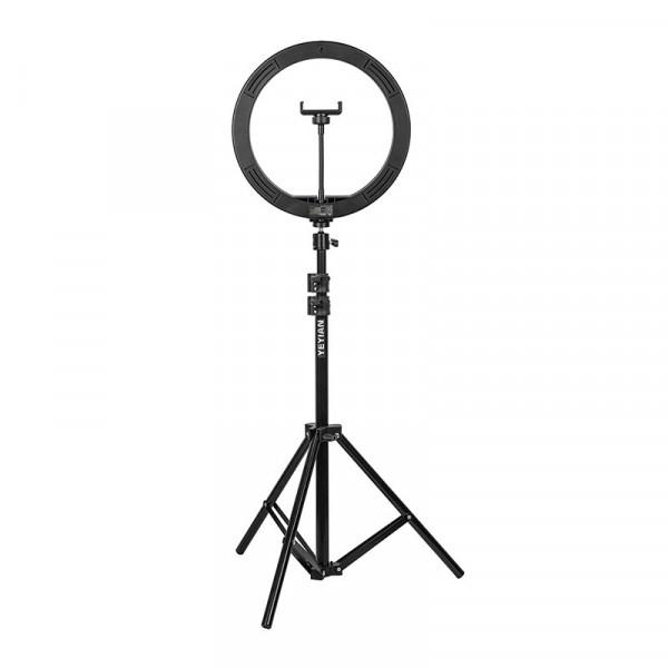 YEYIAN LAMPARA STREAMING GIMLI S2000  DE 30.5 CM, SOPORTE P TRIPODE, CONTROL REMOTO, ADAPT PARA SMARTPHONE  CAMARA, TEMP 3 NIVS BCO/CALIDO YSL-12L-01