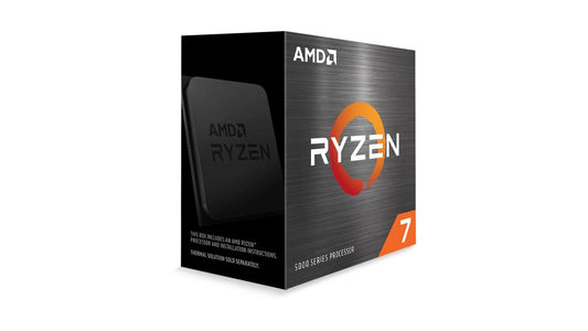 AMD RYZEN 7 5700, 8 núcleos, Socket AM4, Con Ventilador, Se requiere una tarjeta gráfica independiente.