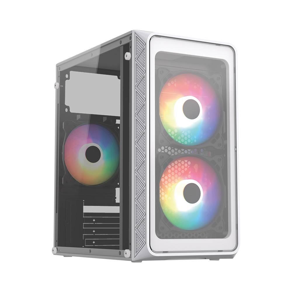 Gabinete Mini Torre Acteck DOOM PRO CRYSTAL GI730C Factor: Micro Atx, Mini ITX, Puertos: 1 USB 2.0 1 USB 3.0  Puerto dual 3.5mm