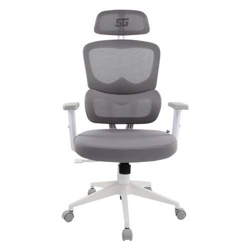 SILLA VORAGO START THE GAME CGM-400-WH MESH / RECLINABLE / DESCANSA BRAZOS 1D / BLANCO
