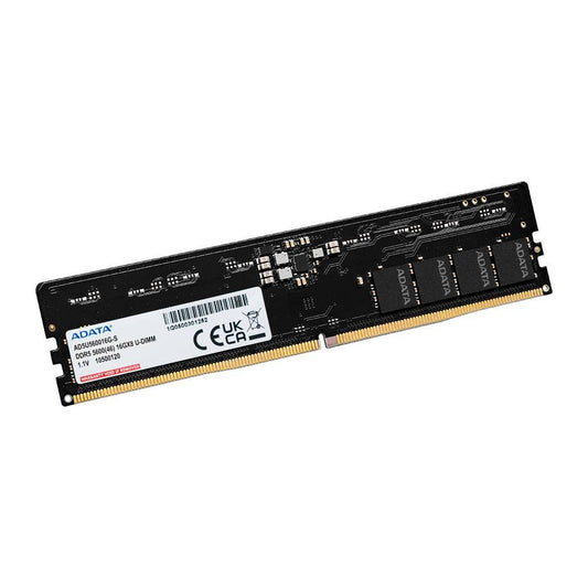 Memoria RAM ADATA, DDR5 16GB UDIMM 5600MHz. NP. AD5U560016G-S