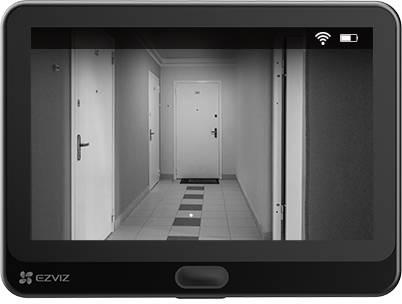 Videoportero Ezviz (HP4) Pantalla 4.3 pulgadas, batería recargable, timbre electrónico, vista angular 155°, resolución 1080P.