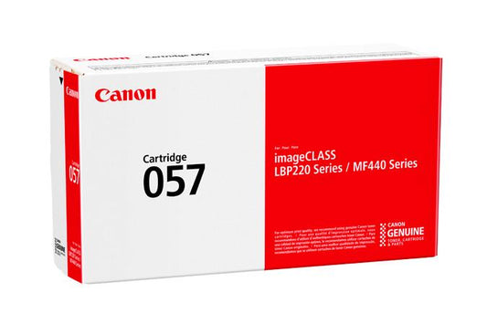 Toner CANON 057 BK ,  3,100 paginas, Negro