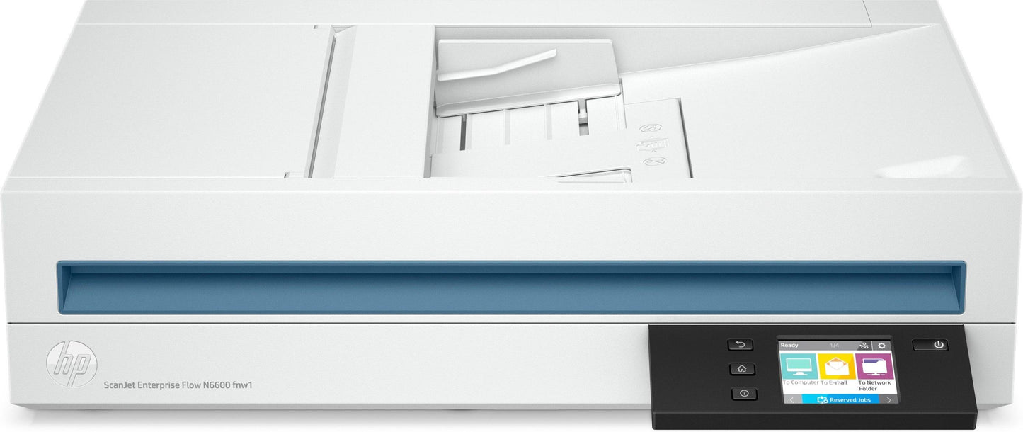 Escáner  HP ScanJet Enterprise Flow N6600 fnw1 20G08A - ADF, CIS, 800 páginas, 50 ppm/100 ipm
