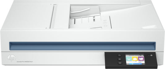 Escáner HP ScanJet Pro N4600 fnw1 20G07A - 216 x 5362 mm, ADF, CIS, 6000 páginas, 40 ppm/80 ipm