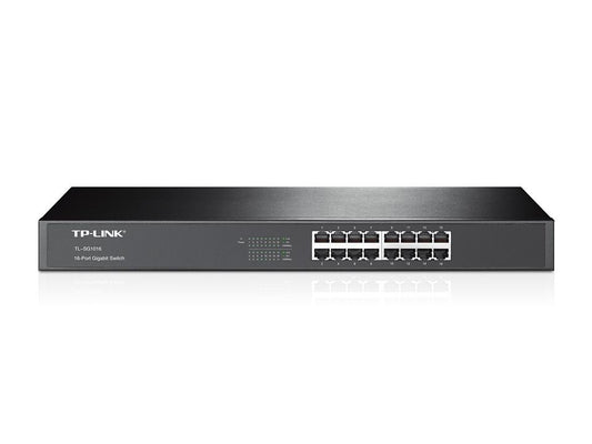 Switch  TP-LINK TL-SG1016, Negro, 16, 10/100/1000 Base-T(X)
