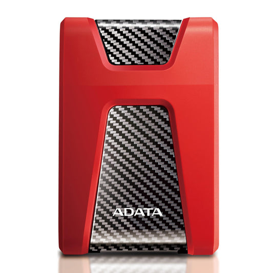 Disco Duro Externo ADATA HD650, 2 TB, USB 3.2 Gen1 (compatible con las versiones anteriores USB 2.0), 2.5 pulgadas, Rojo