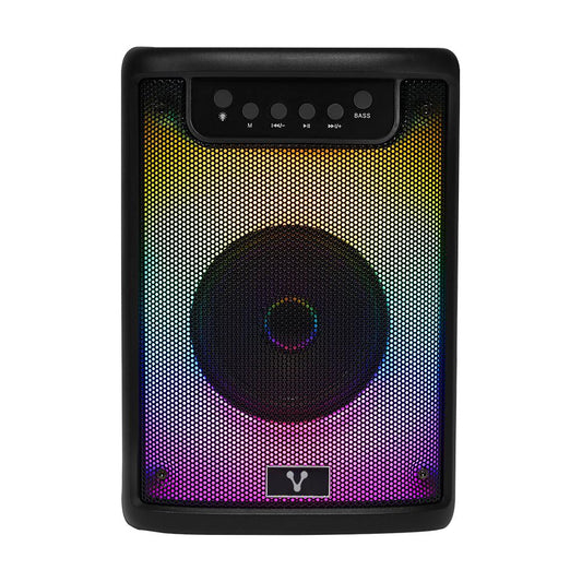 MINI BAFLE VORAGO KSP-205 NEGRO 4 10WATTS RMS / RECARGABLE / TWS BT 4HRS CARGA USB TIPO C