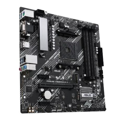 Tarjeta madre gaming ASUS A520M-A II/CSM, DDR4-SDRAM, 128 GB, AMD, Zócalo AM4, Micro ATX