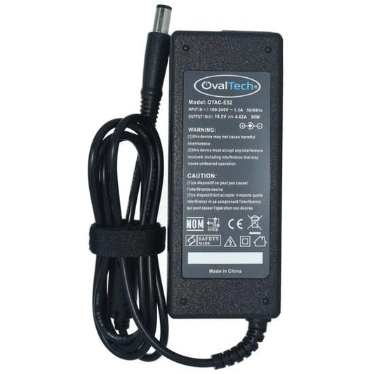 Cargador / Adaptador para Laptop OTAC-E52 OVALTECH de 90W 19.5V 4.62A (7.4*5.0) Pin Central