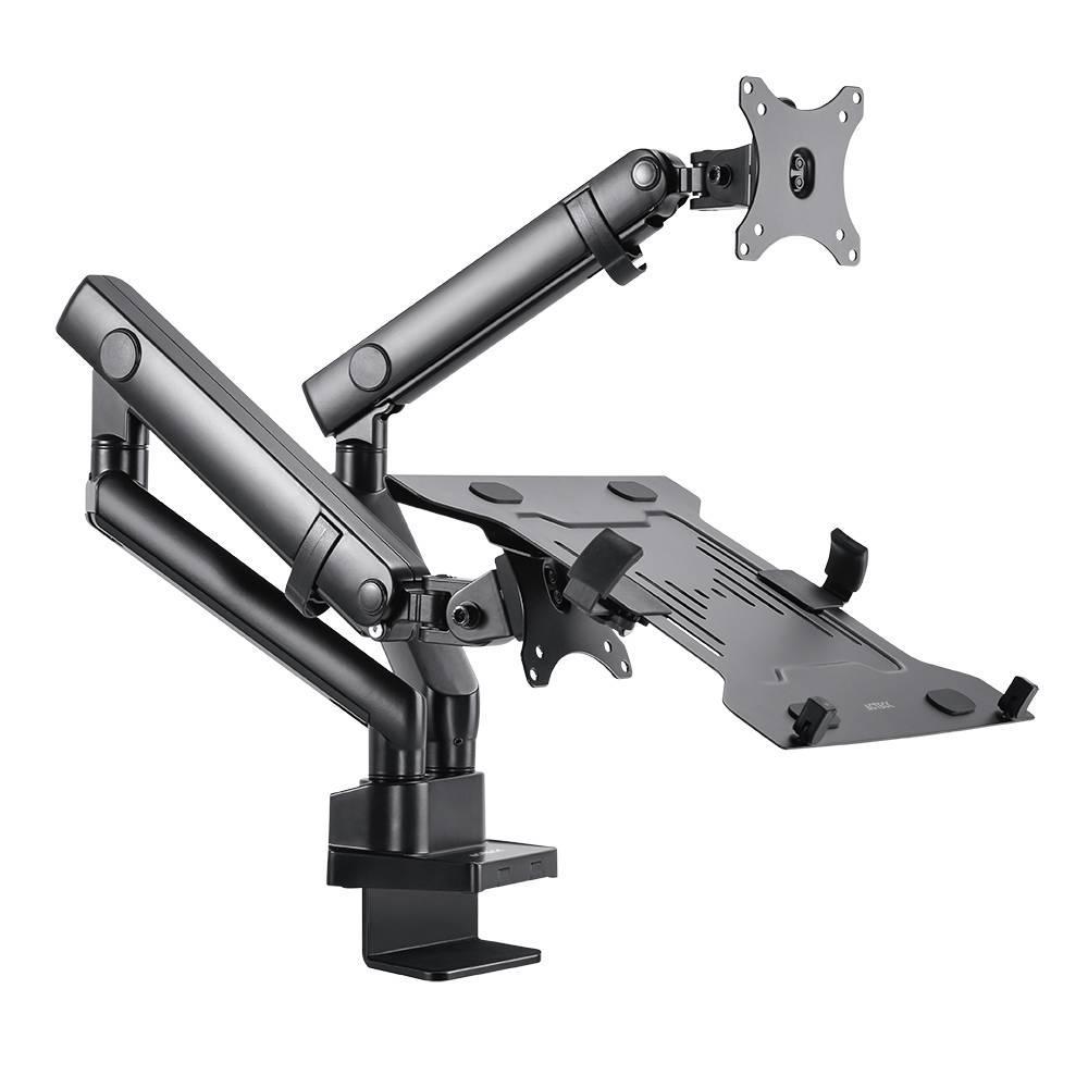 Soporte 2 en 1 ENFORCE MOTION SM636 ACTECK ELITE SERIES Soporte para Monitor y Laptop 2 en 1 para  Escritorio