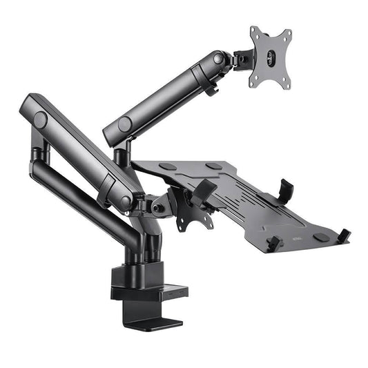 Soporte 2 en 1 ENFORCE MOTION SM636 ACTECK ELITE SERIES Soporte para Monitor y Laptop 2 en 1 para  Escritorio