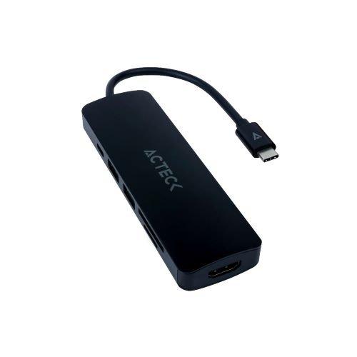Hub Multipuestos 6 en 1 GATE 6 DH660 Acteck Elite Series