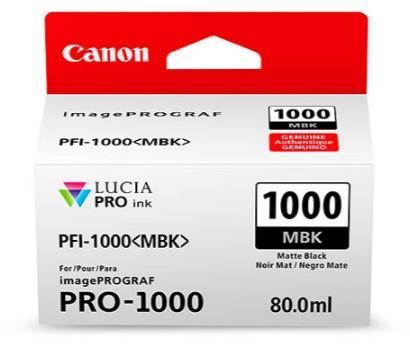 Tanque CANON PFI-1000 MBK, Negro
