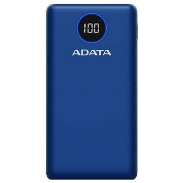 PowerBank  ADATA P20000QCD , Azul, 20000 mAh
