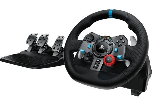 Volante LOGITECH G29 DRIVING FORCE, Ruedas + Pedales, PlayStation 4, Playstation 3, Alámbrico, Negro