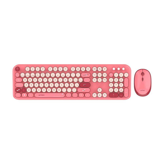 Kit Teclado y mouse Inalámbricos 2.4hz Creator Chic K-Colors MK485 Advanced Series Teclado Inalambrico Dongle 2.4Mhz