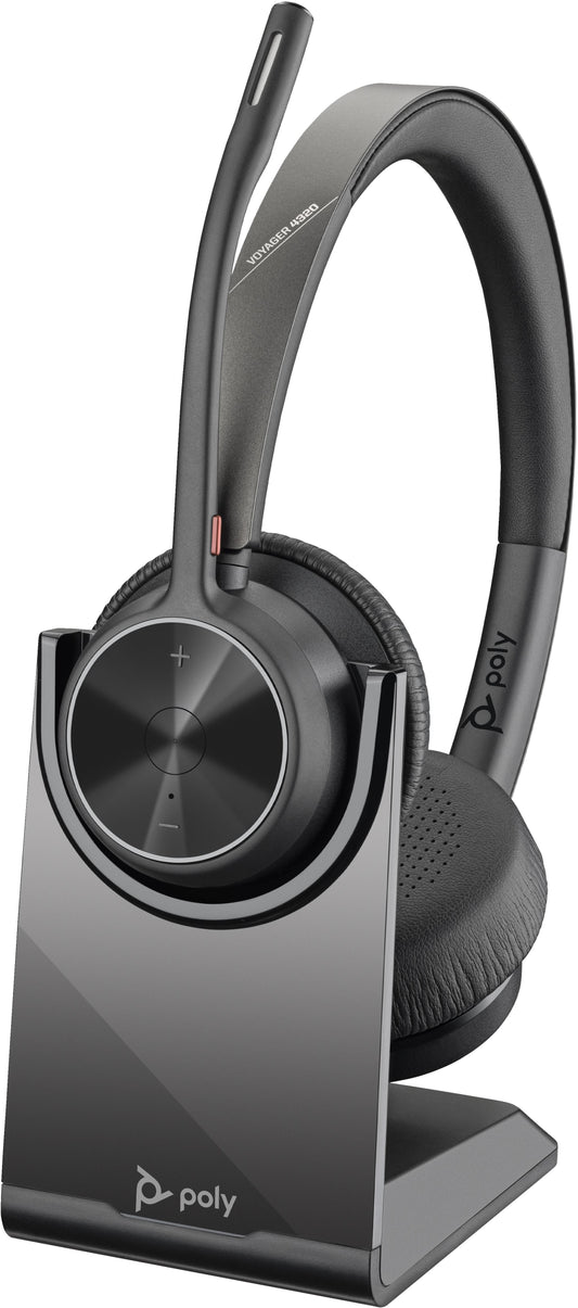 Poly Voyager 4320, USB-A , Binaural, incluye base de carga