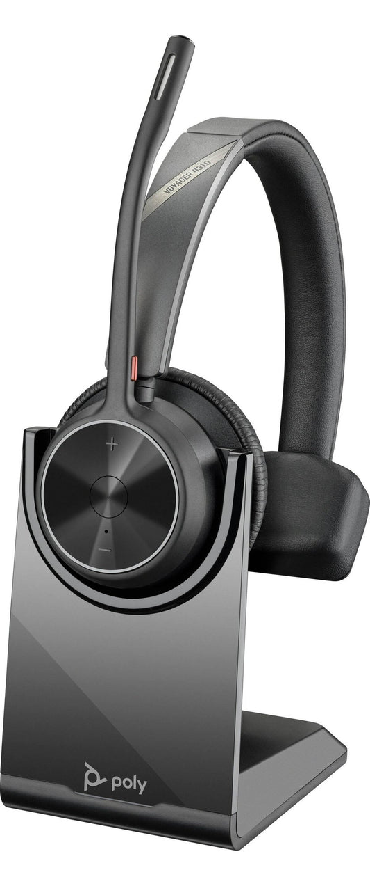 Poly Voyager 4310, USB-A, Binaural, incluye base de carga