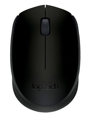 Mouse LOGITECH M170, Gris, 3 botones, RF inalámbrico, Óptico
