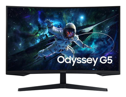 Monitor Gamer 32 pulgadas Odyssey G5 G55C, QHD (2560 x 1440), Curvatura 1000R, 165Hz, 1ms, LS32CG552ELXZX