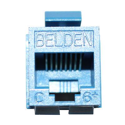 Conector Jack  BELDEN  AX104193 , RJ-45, Azul, De plástico, Cat 6
